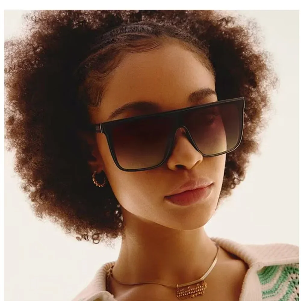 SOLD QUAY Unisex Nightfall Medium 49mm Shield Sunglasses 1212 - Picture 10 of 12